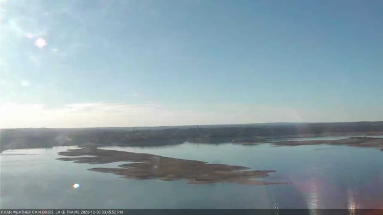 Lake Travis webcam, December 30, 2023 3:45 PM CT