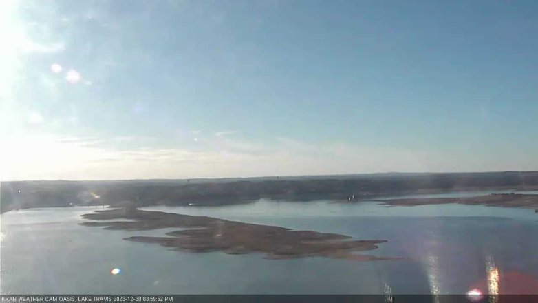 Lake Travis webcam, December 30, 2023 4:00 PM CT