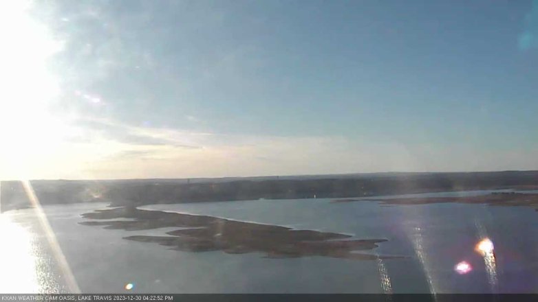 Lake Travis webcam, December 30, 2023 4:25 PM CT