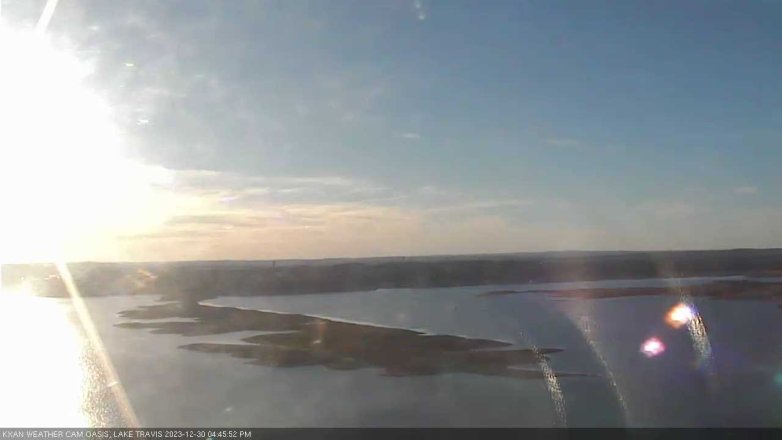 Lake Travis webcam, December 30, 2023 4:45 PM CT