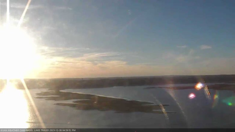 Lake Travis webcam, December 30, 2023 5:00 PM CT