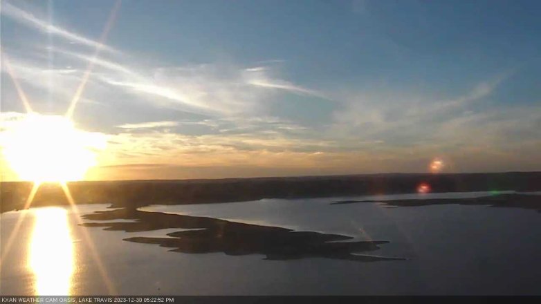 Lake Travis webcam, December 30, 2023 5:25 PM CT