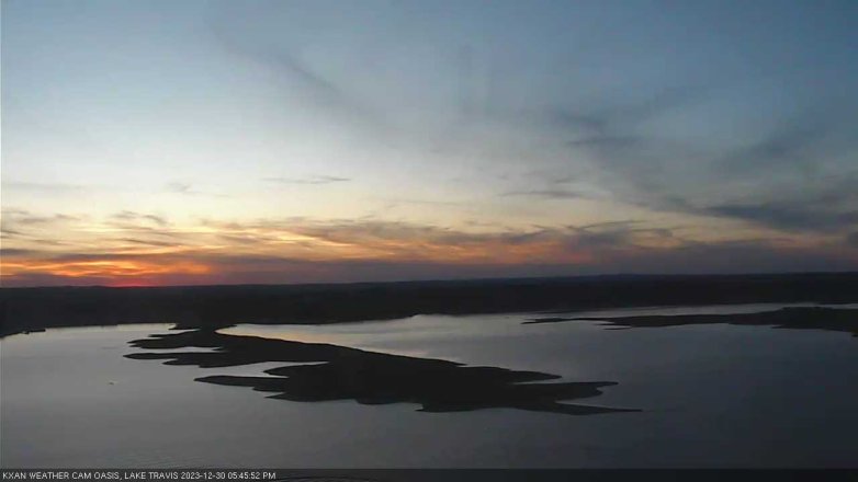 Lake Travis webcam, December 30, 2023 5:45 PM CT