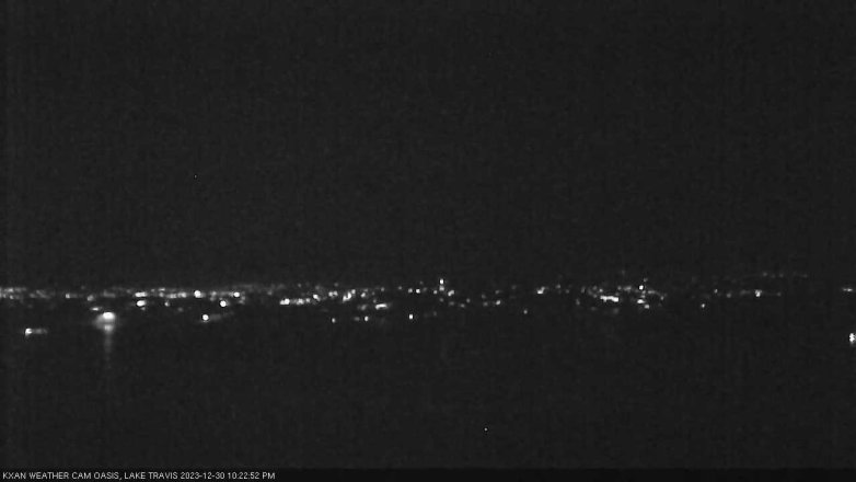 Lake Travis webcam, December 30, 2023 10:25 PM CT