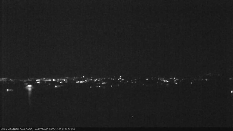 Lake Travis webcam, December 30, 2023 11:25 PM CT