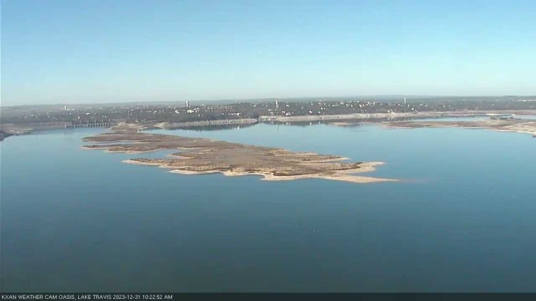 Lake Travis webcam, December 31, 2023 10:25 AM CT