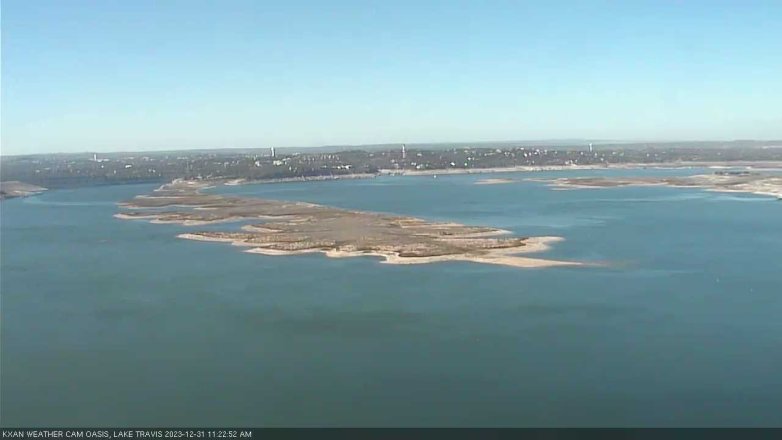 Lake Travis webcam, December 31, 2023 11:25 AM CT