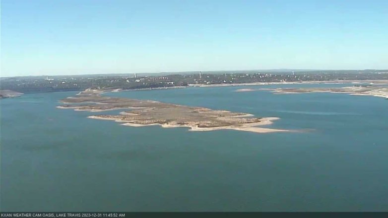 Lake Travis webcam, December 31, 2023 11:45 AM CT