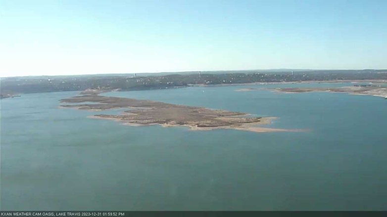 Lake Travis webcam, December 31, 2023 2:00 PM CT