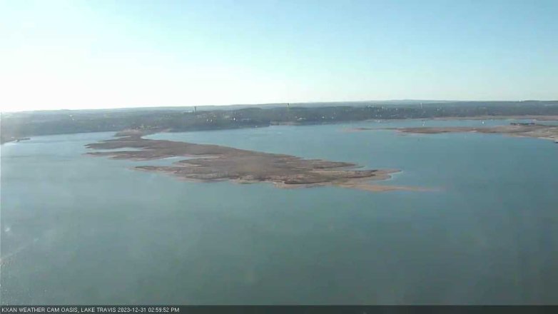 Lake Travis webcam, December 31, 2023 3:00 PM CT