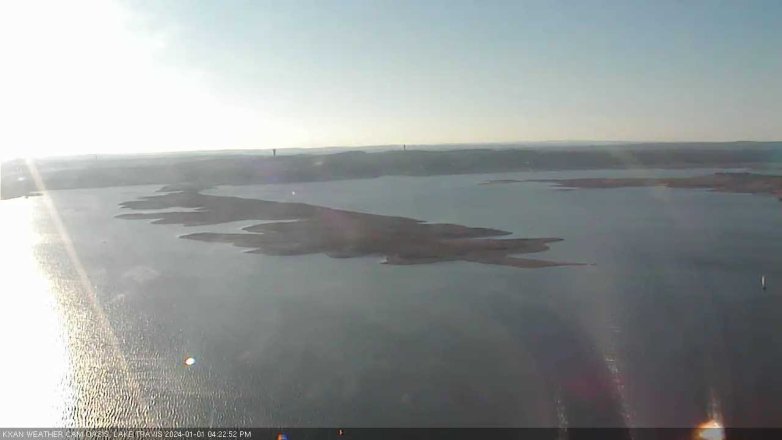 Lake Travis webcam, January 1, 2024 4:25 PM CT
