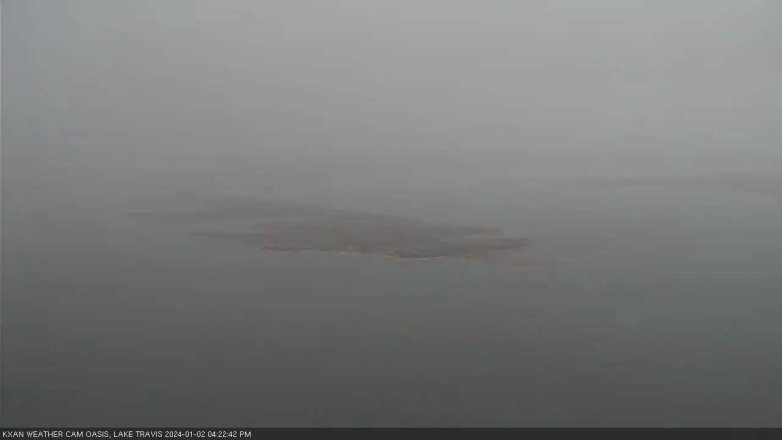 Lake Travis webcam, January 2, 2024 4:25 PM CT