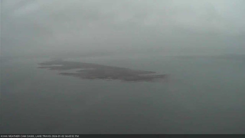 Lake Travis webcam, January 2, 2024 4:45 PM CT