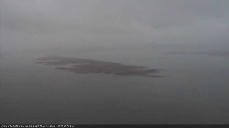 Lake Travis webcam, January 2, 2024 5:45 PM CT