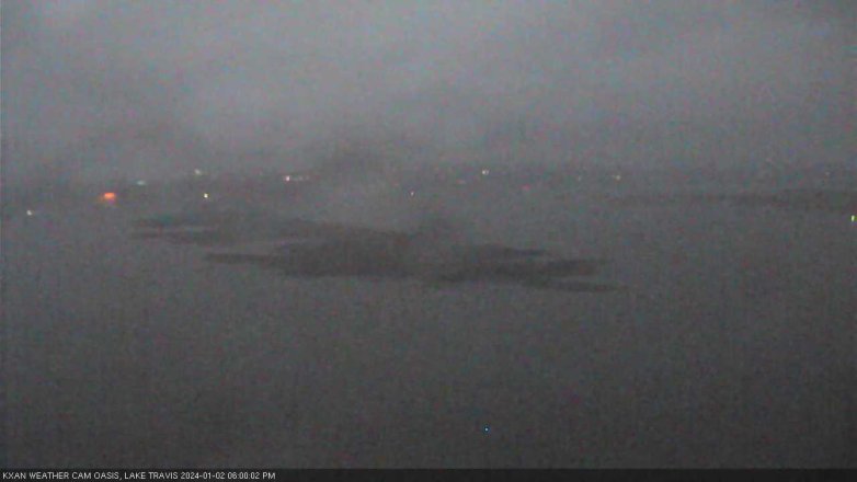 Lake Travis webcam, January 2, 2024 6:00 PM CT
