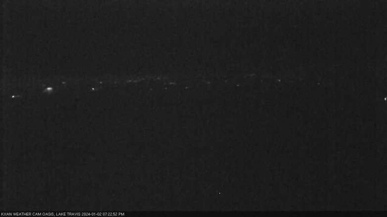 Lake Travis webcam, January 2, 2024 7:25 PM CT