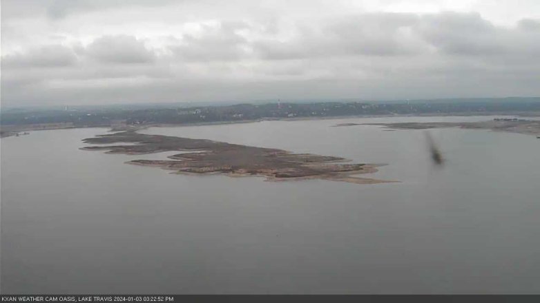 Lake Travis webcam, January 3, 2024 3:25 PM CT