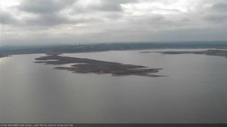 Lake Travis webcam, January 3, 2024 4:25 PM CT