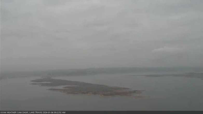 Lake Travis webcam, January 4, 2024 9:25 AM CT