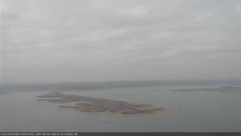 Lake Travis webcam, January 4, 2024 10:00 AM CT