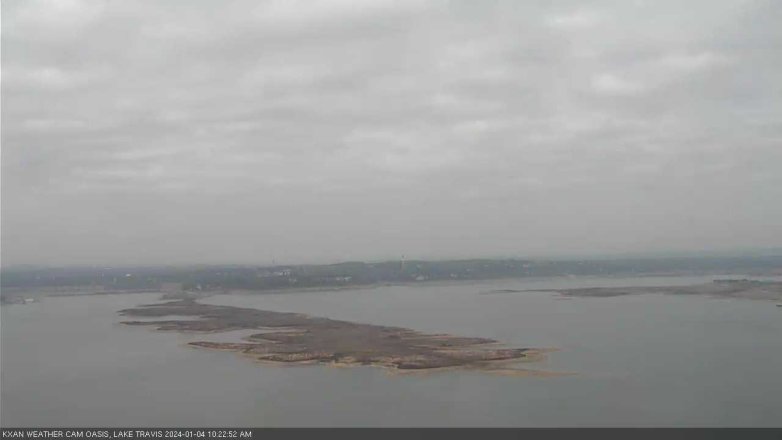 Lake Travis webcam, January 4, 2024 10:25 AM CT