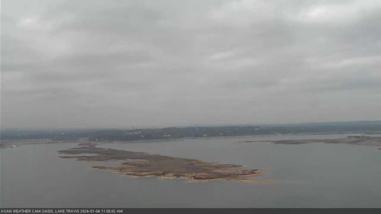Lake Travis webcam, January 4, 2024 11:00 AM CT