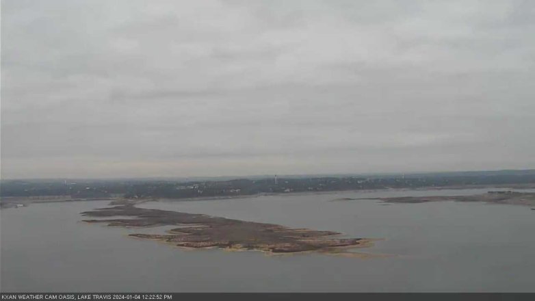 Lake Travis webcam, January 4, 2024 12:25 PM CT