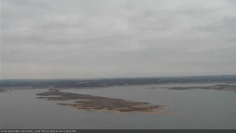 Lake Travis webcam, January 4, 2024 12:45 PM CT