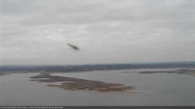 Lake Travis webcam, January 4, 2024 1:25 PM CT