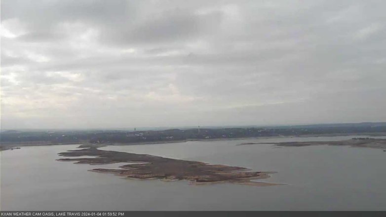 Lake Travis webcam, January 4, 2024 2:00 PM CT