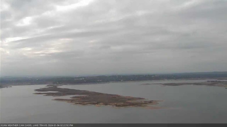 Lake Travis webcam, January 4, 2024 2:25 PM CT
