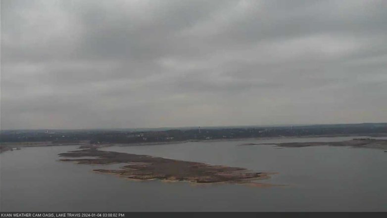 Lake Travis webcam, January 4, 2024 3:00 PM CT