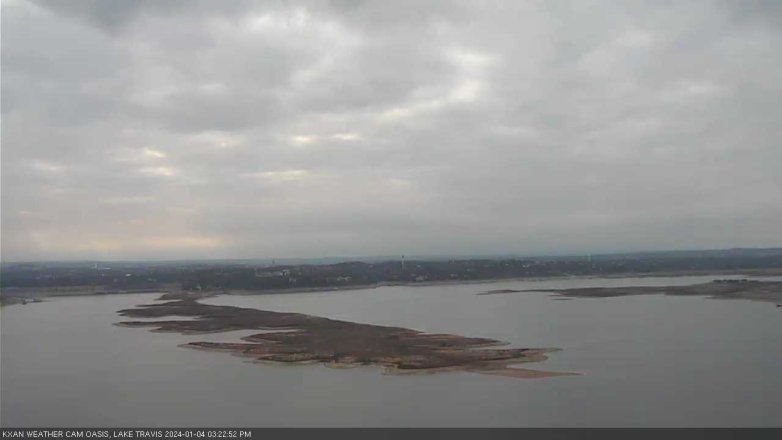 Lake Travis webcam, January 4, 2024 3:25 PM CT