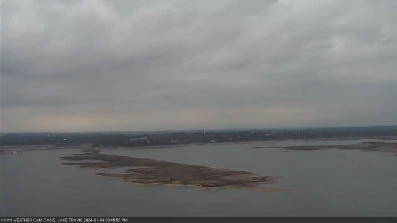 Lake Travis webcam, January 4, 2024 3:45 PM CT