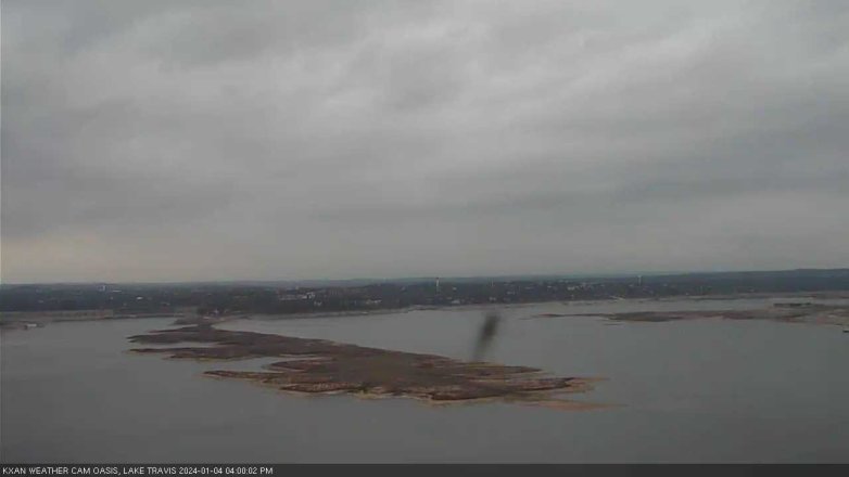 Lake Travis webcam, January 4, 2024 4:00 PM CT