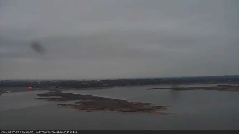 Lake Travis webcam, January 4, 2024 5:45 PM CT