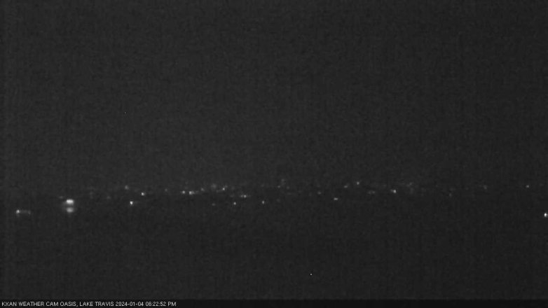 Lake Travis webcam, January 4, 2024 6:25 PM CT