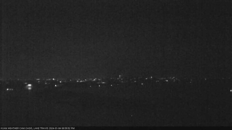 Lake Travis webcam, January 4, 2024 7:00 PM CT