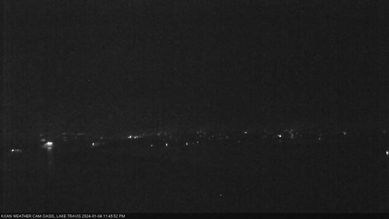 Lake Travis webcam, January 4, 2024 11:45 PM CT