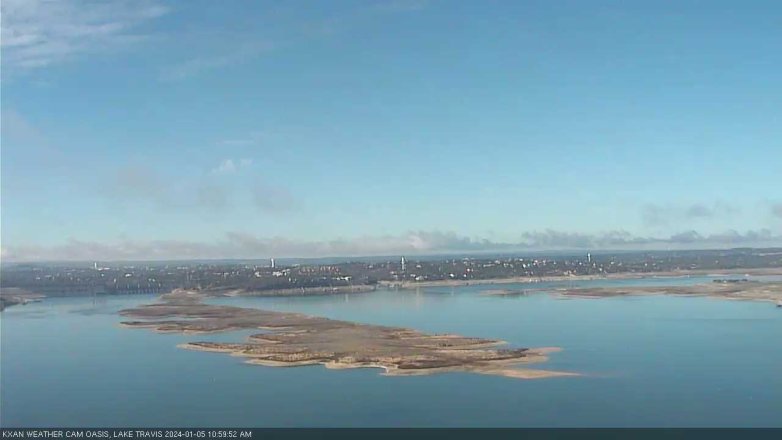 Lake Travis webcam, January 5, 2024 11:00 AM CT