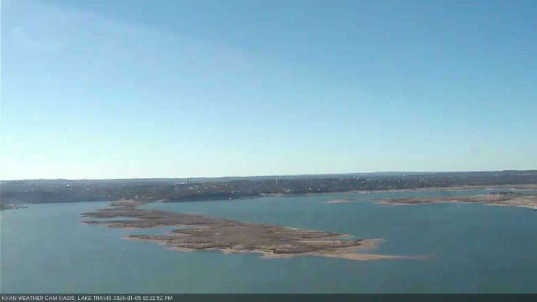 Lake Travis webcam, January 5, 2024 2:25 PM CT