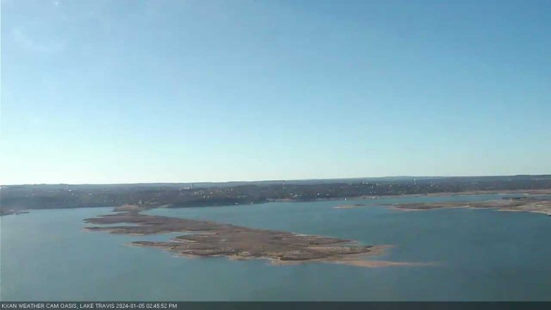 Lake Travis webcam, January 5, 2024 2:45 PM CT
