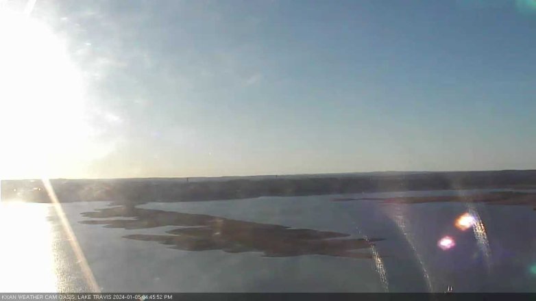 Lake Travis webcam, January 5, 2024 4:45 PM CT