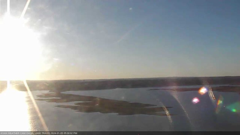 Lake Travis webcam, January 5, 2024 5:00 PM CT