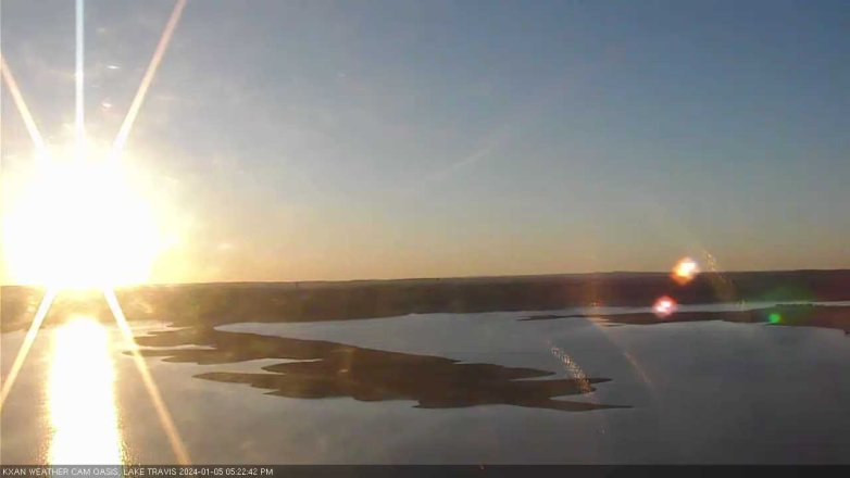 Lake Travis webcam, January 5, 2024 5:25 PM CT