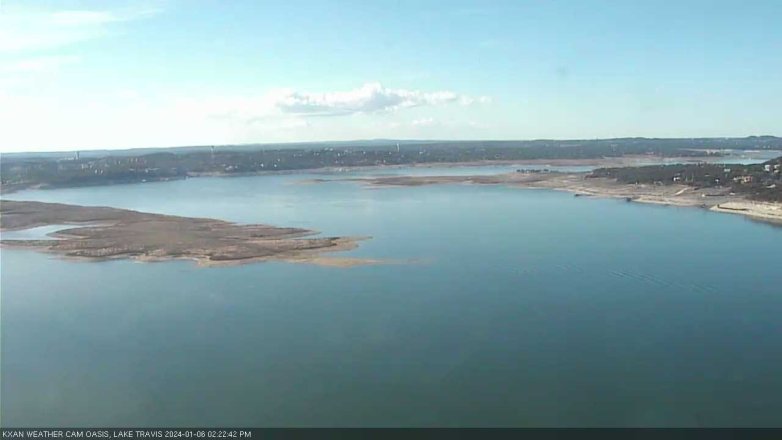 Lake Travis webcam, January 6, 2024 2:25 PM CT