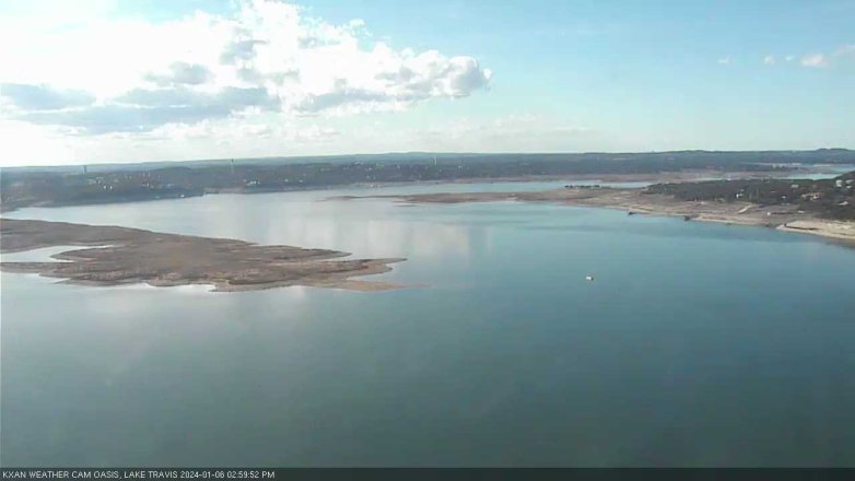 Lake Travis webcam, January 6, 2024 3:00 PM CT