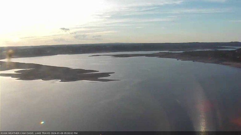 Lake Travis webcam, January 6, 2024 5:00 PM CT