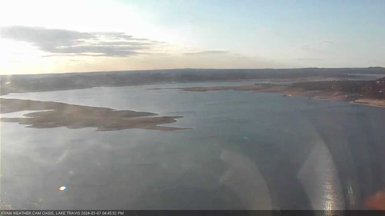 Lake Travis webcam, January 7, 2024 4:45 PM CT