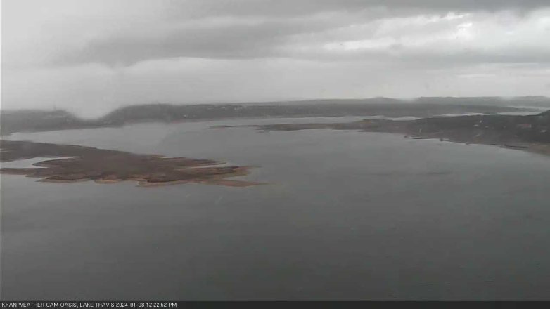 Lake Travis webcam, January 8, 2024 12:25 PM CT
